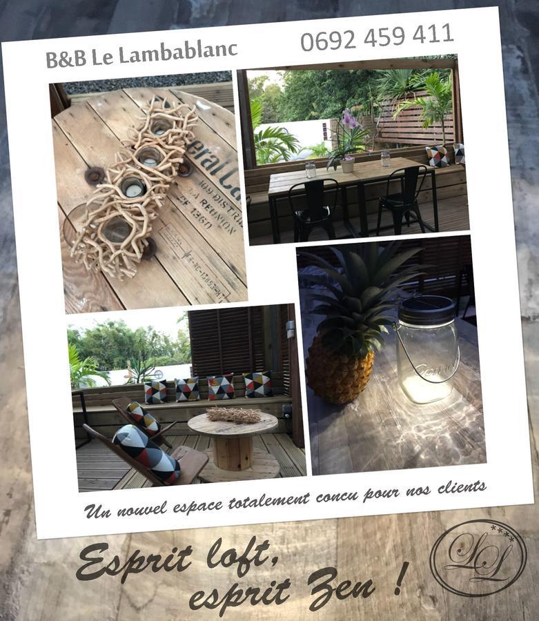 Le Lambablanc Bed and Breakfast Bras-Panon Exteriör bild